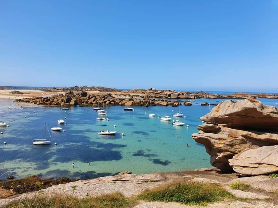 Studio Expose Plein Sud Vu Sur Le Port De Plaisance Perros-Guirec Exterior foto